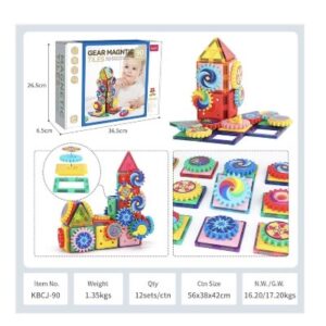 GIOCO MAGNETICO - INGRNAGGI 90pz