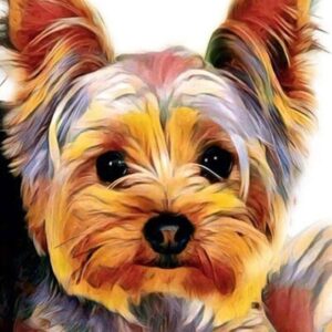 Ricamo a Punto Croce - Yorkshire Terrier