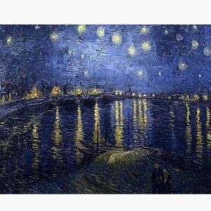 Ricamo a Punto Croce - Van Gogh Notte Stellata Sul Rodano