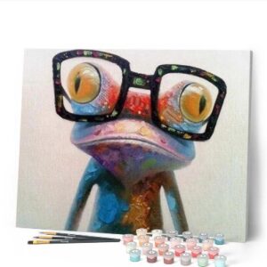 Dipingere con i numeri - Rana E Occhiali