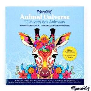 Libro da Colorare per Adulti - Universo Animale – 50 pagine