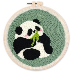 Punch Needle Kit Panda 2
