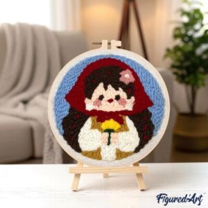 Punch Needle Kit Piccola alsaziana con fiori