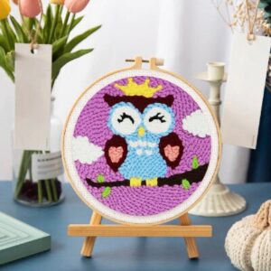 Punch Needle Kit Gufo assonnato