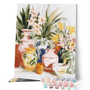 Dipingere con i numeri - Ceramiche e Fiori