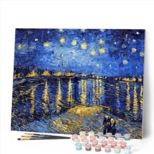 Dipingere con i numeri - Van Gogh Notte Stellata Sul Rodano