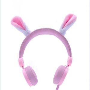 KIDYWOLF kidyears cuffie coniglio rosa