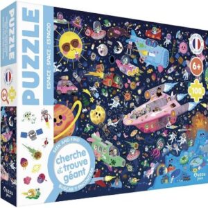 Auzou - PUZZLE CERCA E TROVA 100 PZ SPAZIO