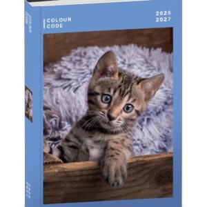 SEVEN - DIARIO AG.10M DATATO COLOUR ANIMAL GATTO
