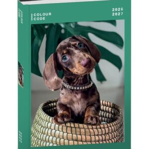 SEVEN - DIARIO AG.10M DATATO COLOUR ANIMAL BASSOTTO