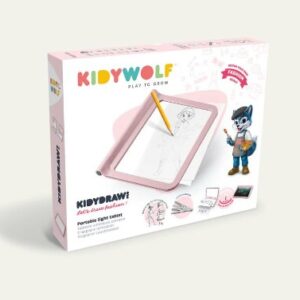 KIDYWOLF kidydraw pro tavoletta grafica rosa