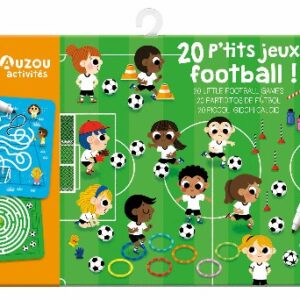 Auzou - 20 giochi tascabili - Calcio