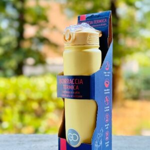 Borraccia 7days 750ml termica giallo pastello