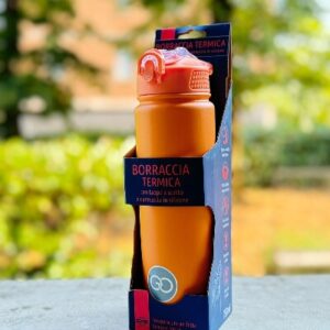 Borraccia 7days 750ml termica arancione pastello