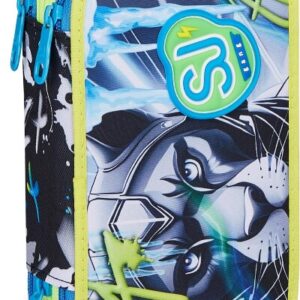SJ - ASTUCCIO 3 ZIP - GLACE PANTHER BOY