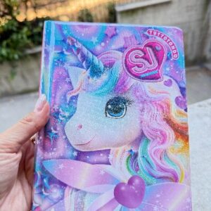 SJ DIARIO AG.10M DATATO GIRL GLITTER
