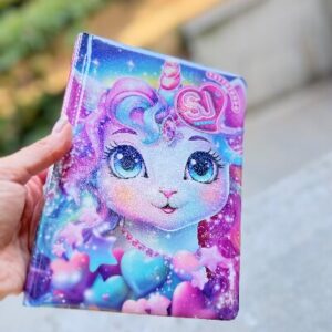 SJ DIARIO AG.10M DATATO GIRL GLITTER