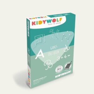 KIDYWOLF kidydraw mini extra cards kit games\education