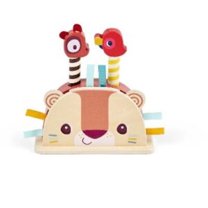 Gioco pop-up in legno Jack il leone - LILLIPUTIENS