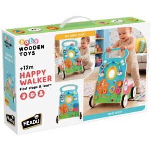 Baby Wooden Happy Walker - HEADU PRIMI PASSI