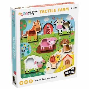 Baby Wooden Tactile Farm - HEADU
